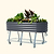 Elevated Garden bed gen2 modern gray 2x6
