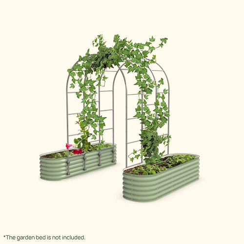 VAT45 - Triple Section 4.5' Long Trellis for 2.0' x 6.5' or 3.5' x 6.5' Garden Beds