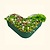 17 tall L-shaped metal garden container - Standard Size | British Green | Vego Garden raised garden bed