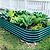 17" Tall 10 In 1 Modular Metal Raised Garden Bed Kit in British Green