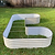 17 tall U-shaped metal garden container - Standard Size | Pearl White | Vego Garden raised garden bed