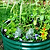 17" Tall 42" Round Modular Metal Raised Garden Bed Kit | Vego Garden | British Green