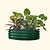 11" Tall 42" Round Modular Metal Raised Garden Bed Kit | Vego Garden | British Green