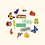 Vego Garden Sticker Kit - 6