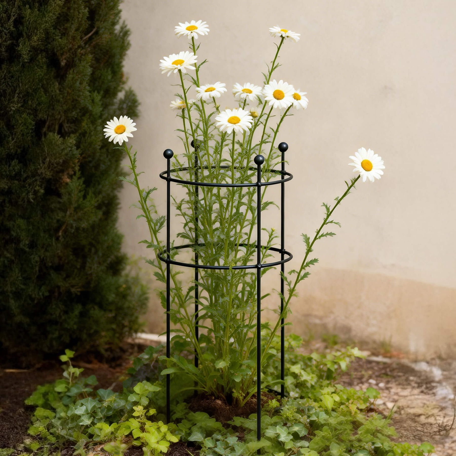 Round Flower Cage (2 Pack) | Sturdy Support for Garden Blooms