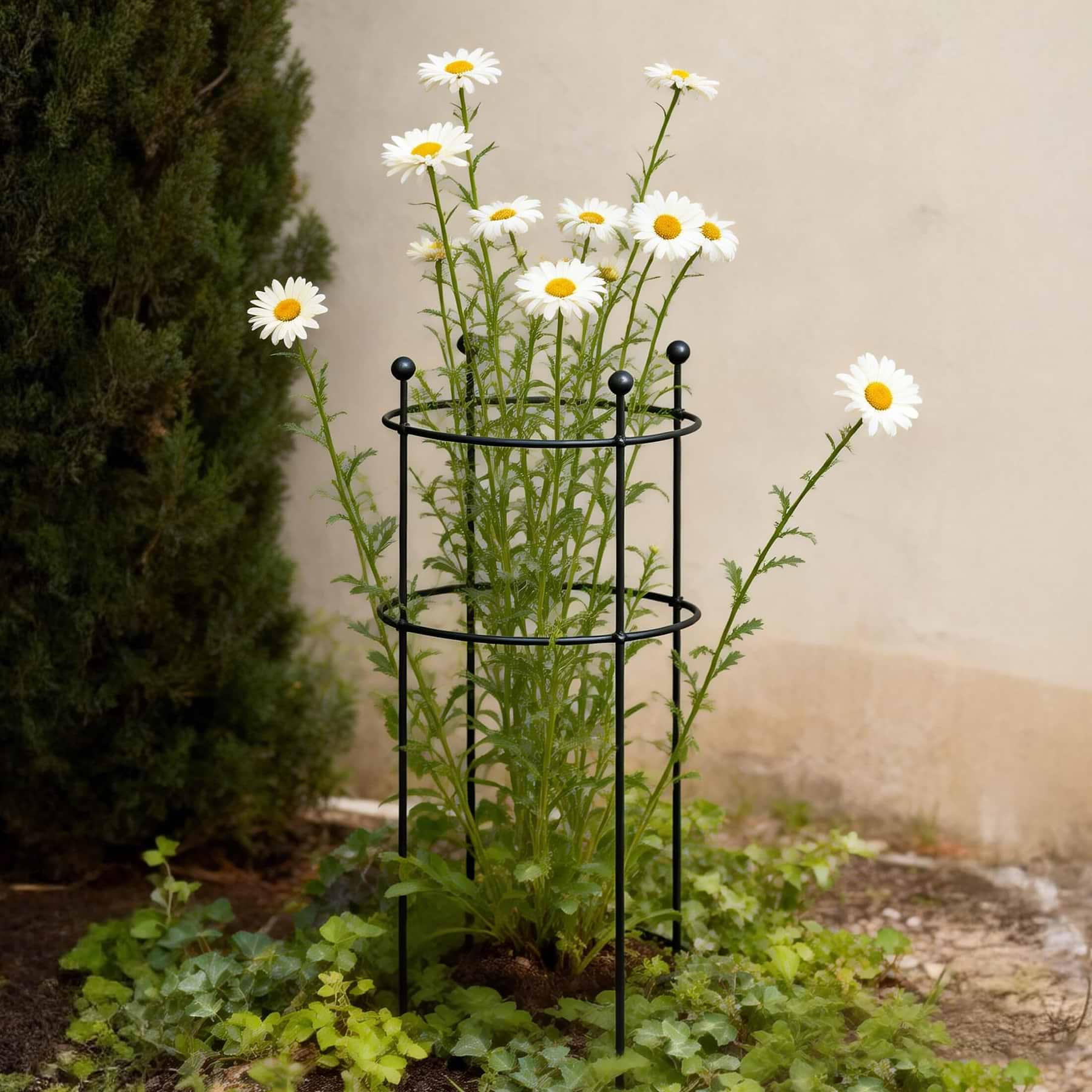 Flower Support Methods Round Flower Cage (2 Pack) | Sturdy Support for Garden Blooms