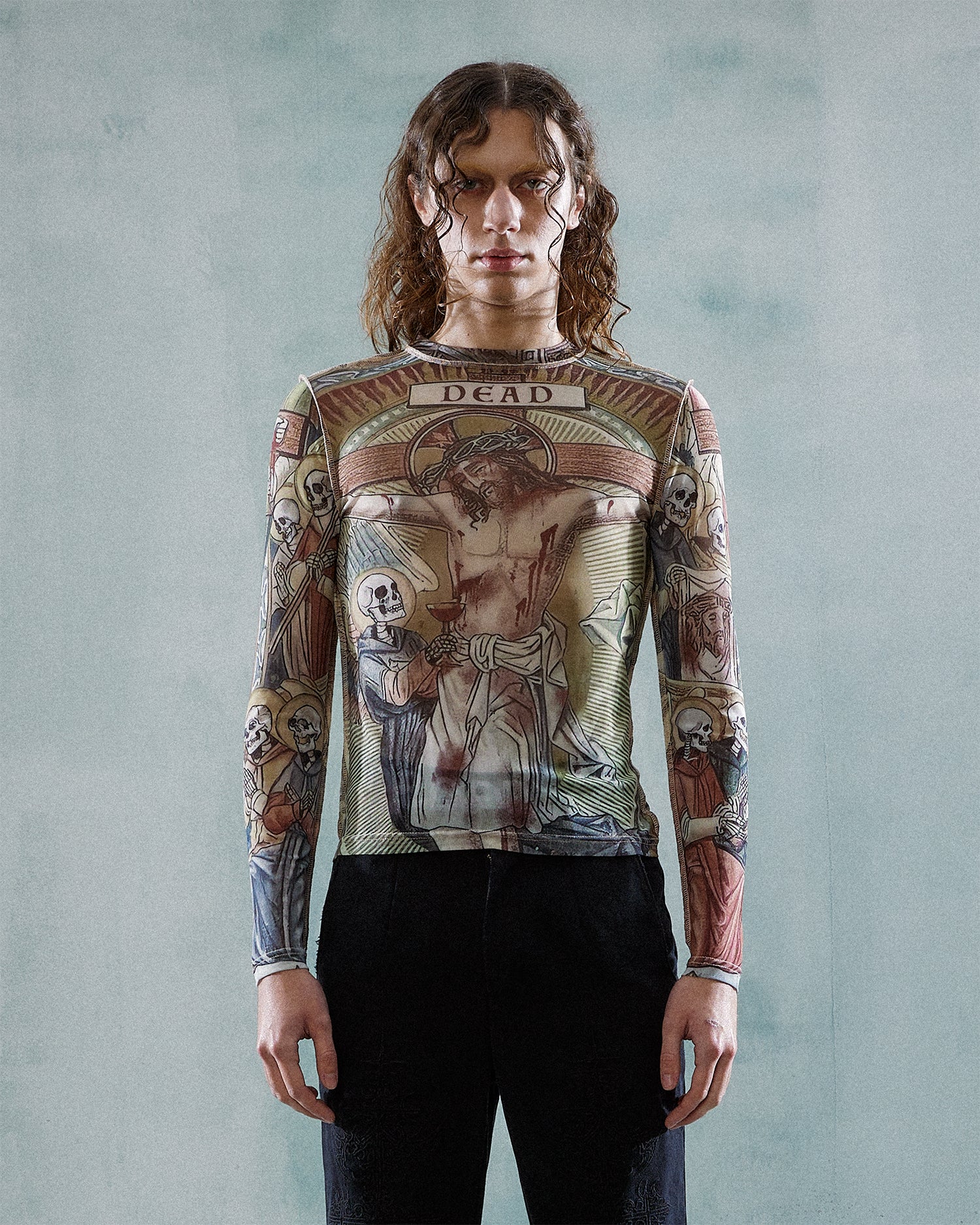 Blood Offering '22 Mesh Top