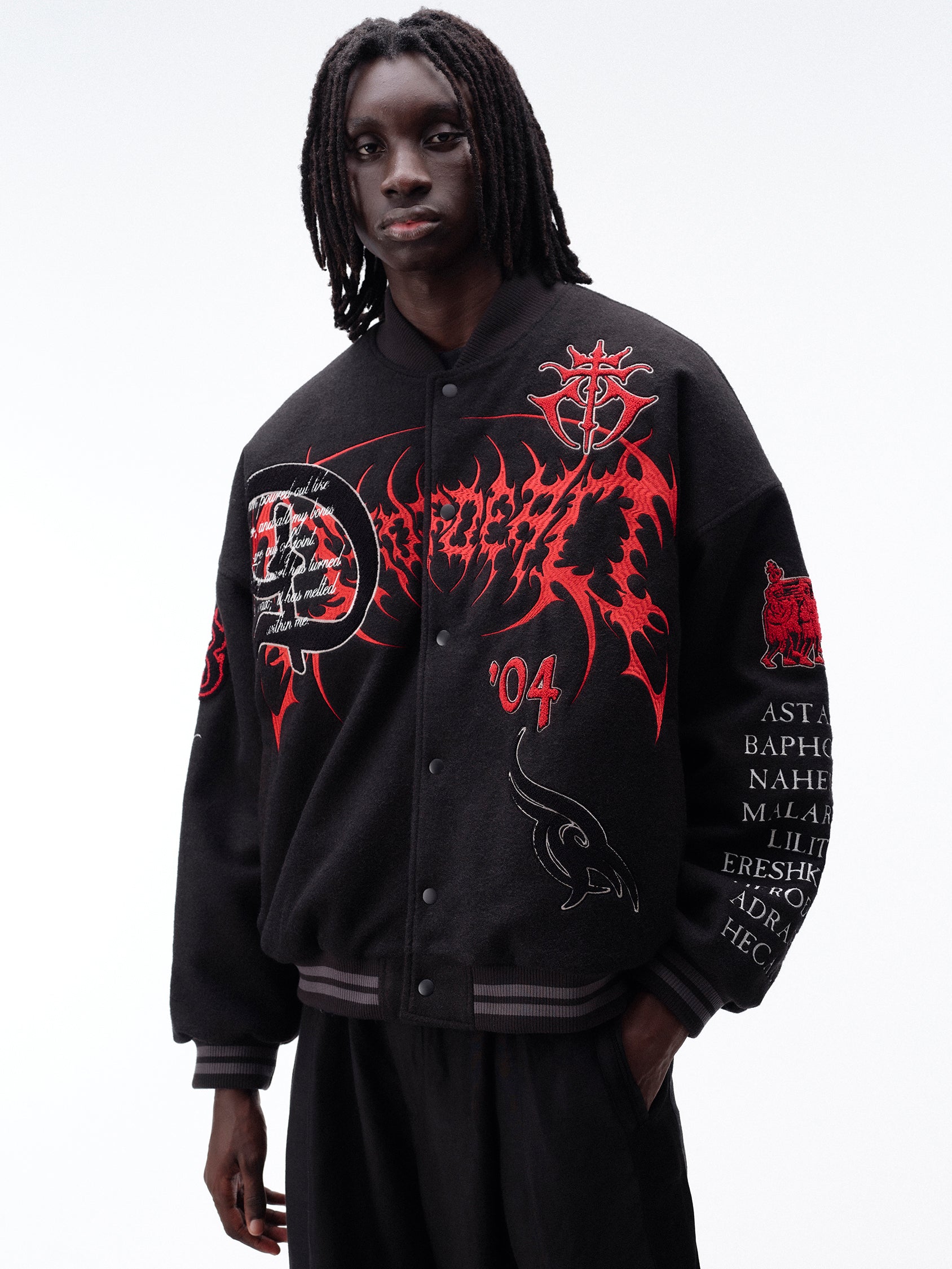 Breakdown Varsity Jacket – DROP DEAD CLOTHING