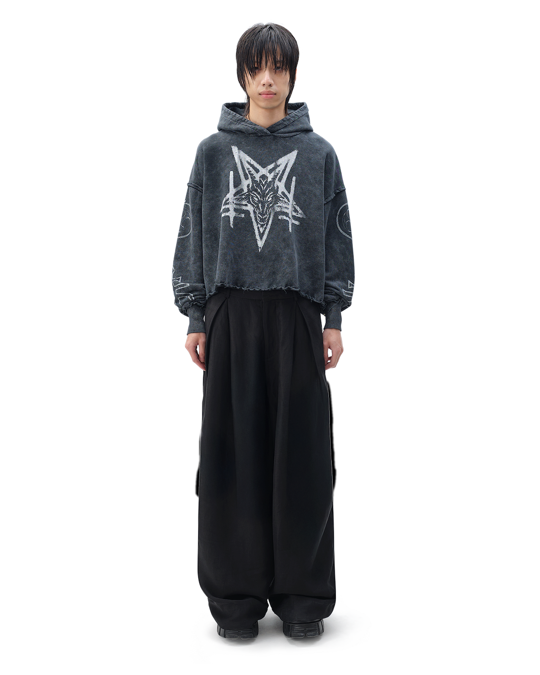 Diablo Cropped Hoodie
