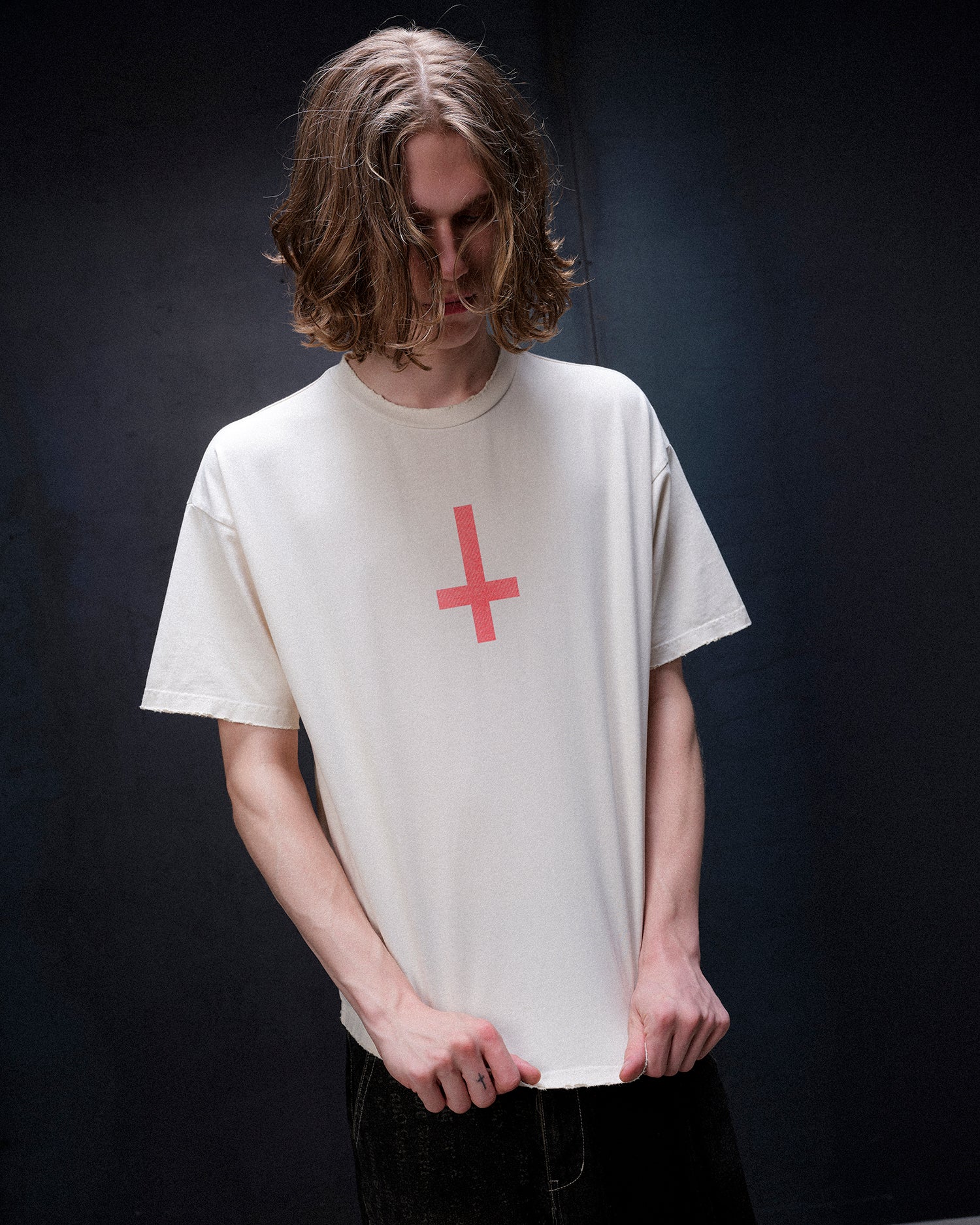 Drop Dead Ecru Cross Ecom -- Man