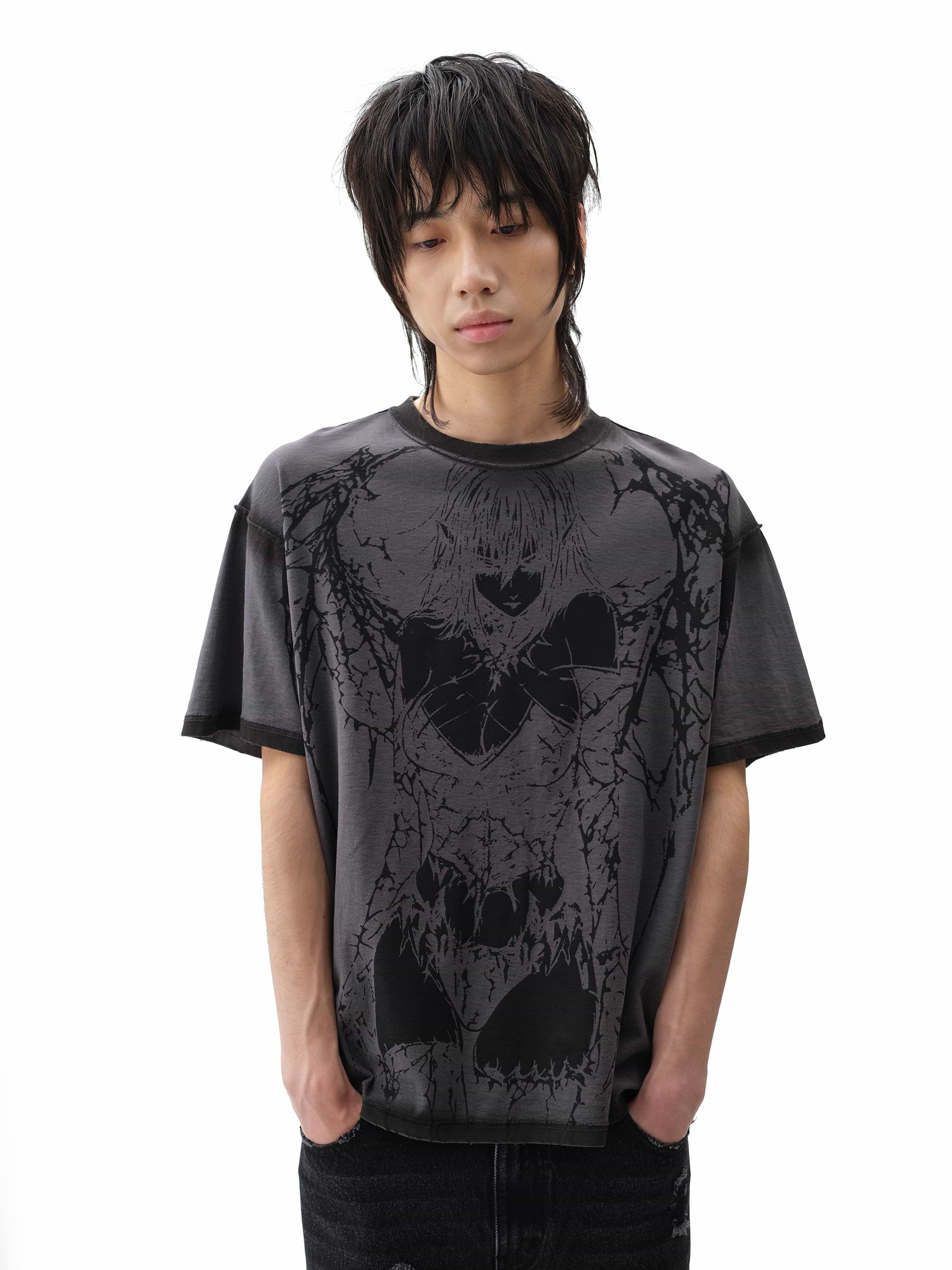 Fallen Boxy T-Shirt – DROP DEAD CLOTHING