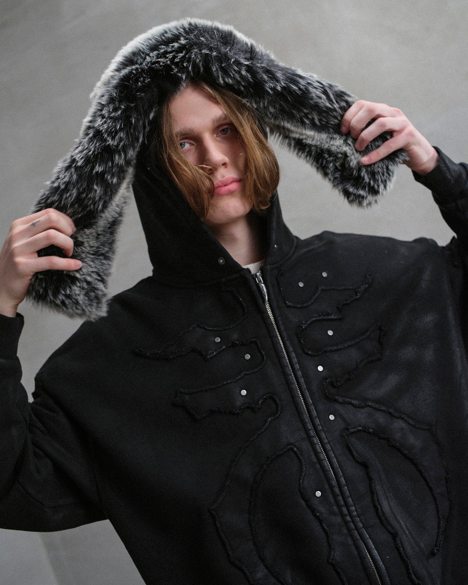 Ryuk Fur Hoodie
