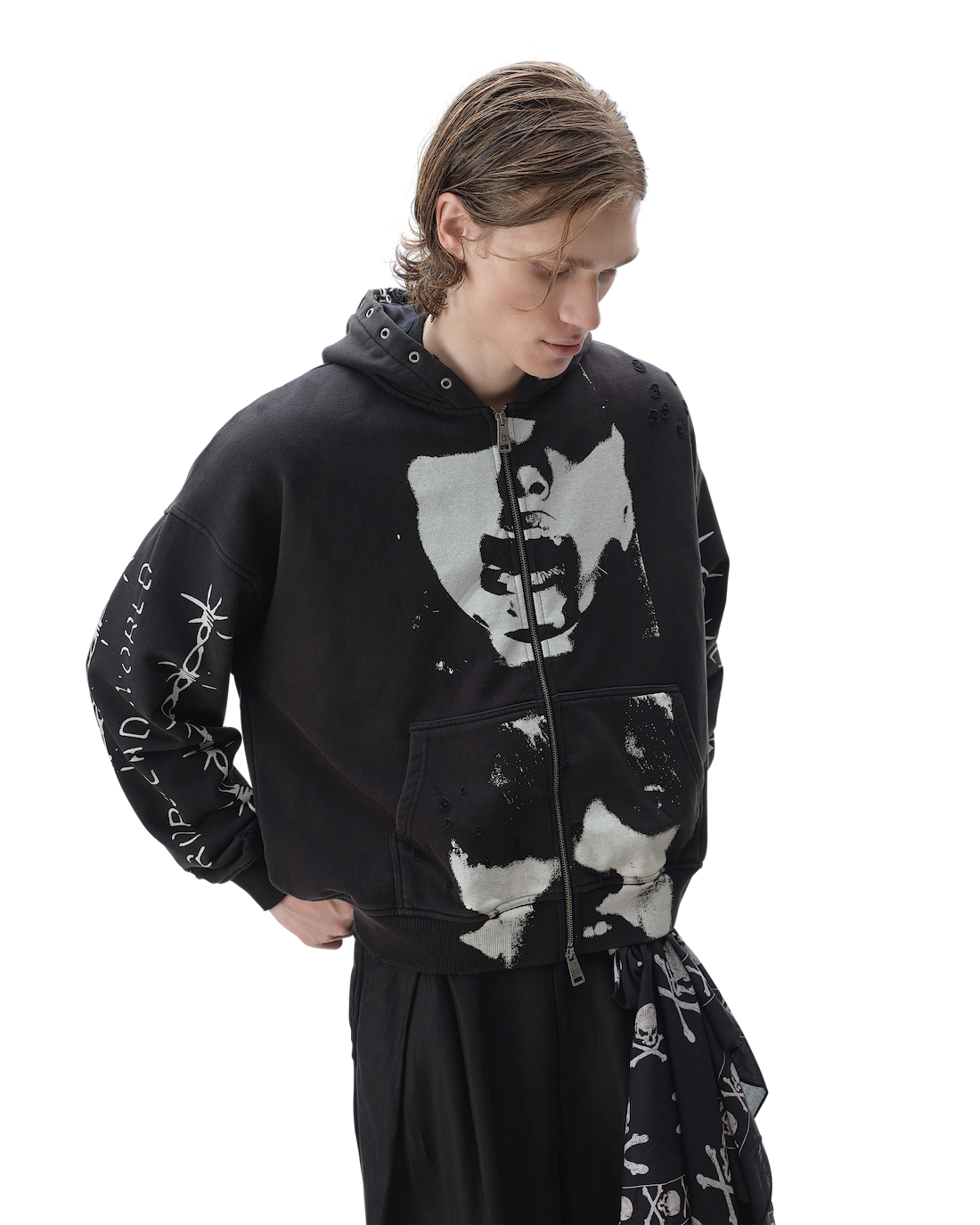 Obscure Zip-Up Hoodie