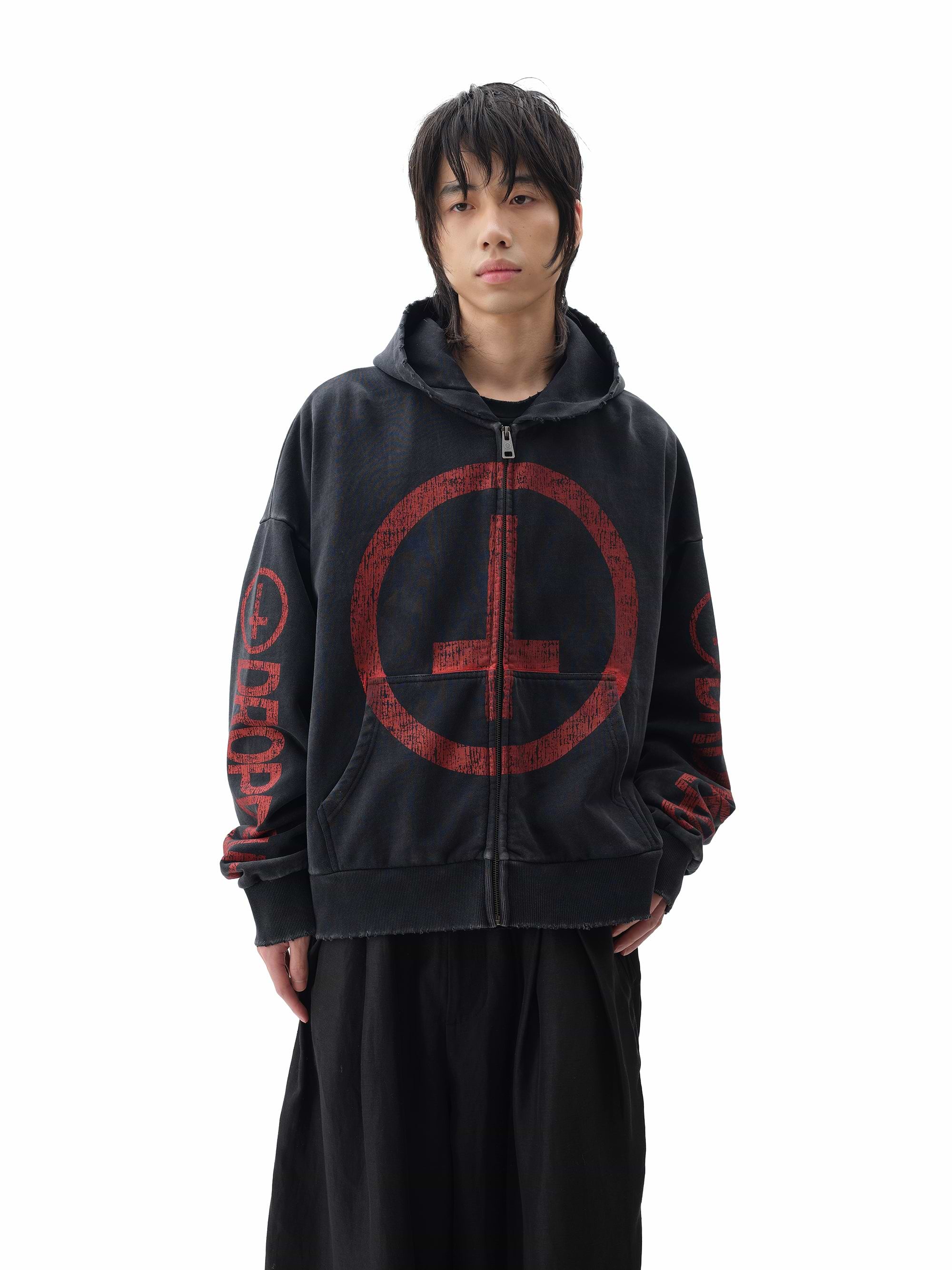 Coma Black Boxy Hoodie – DROP DEAD CLOTHING