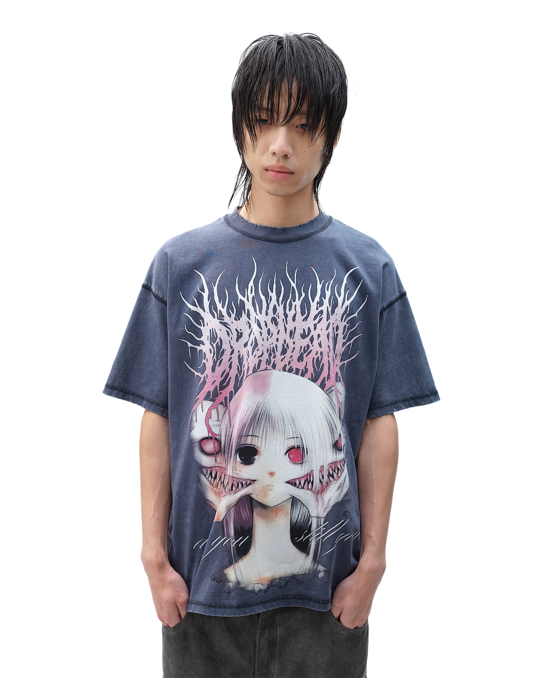 Split Boxy T-Shirt