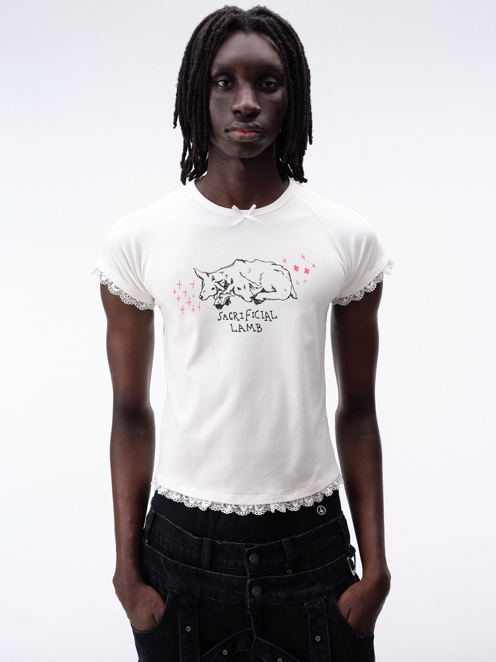 The Offering Baby Tee – DROP DEAD CLOTHING