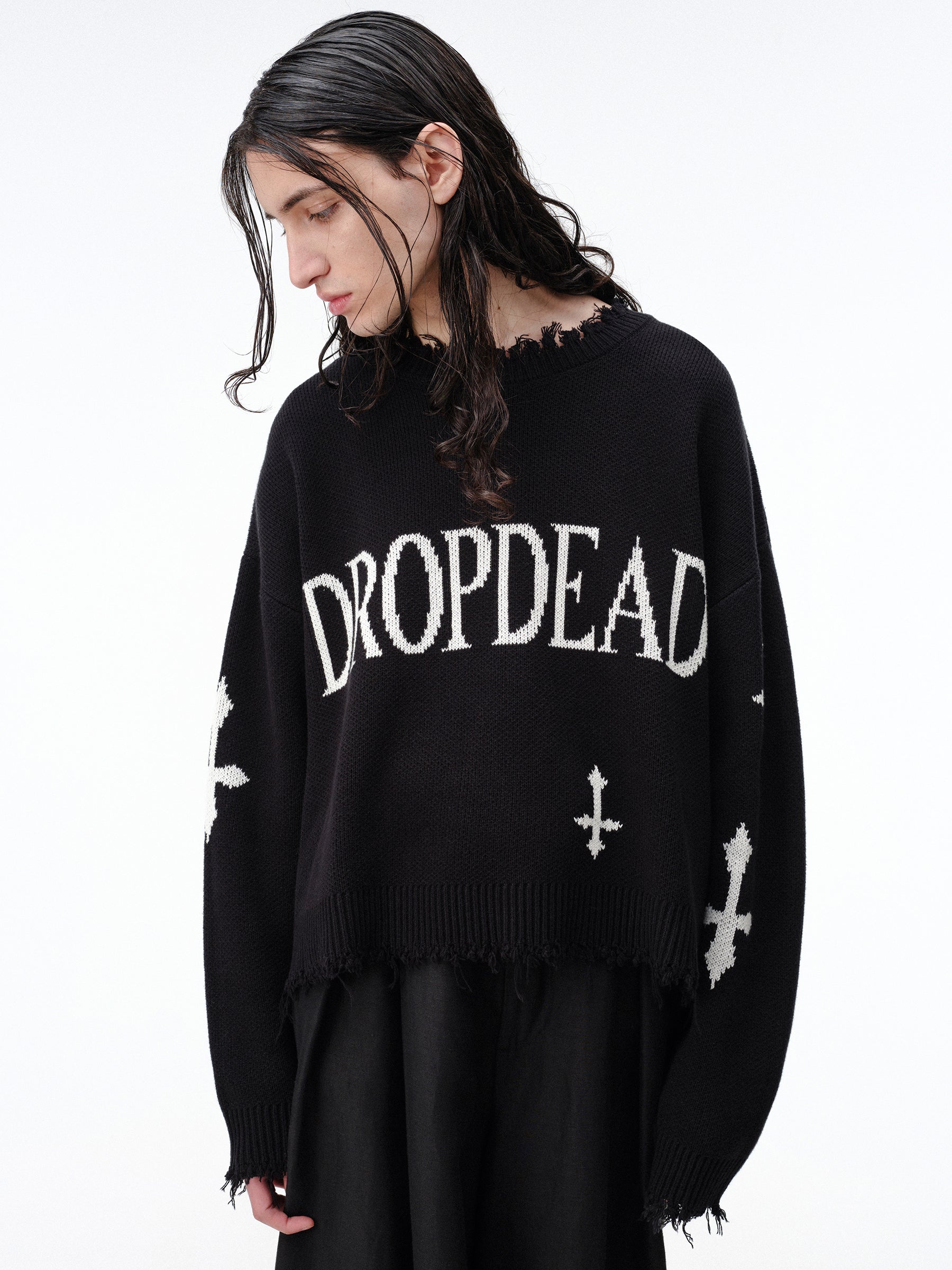 Deathcult Knit Jumper – DROP DEAD CLOTHING