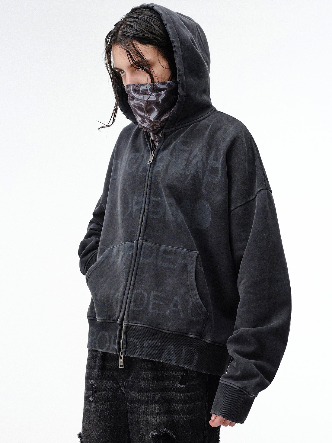 Drop Dead Stacked Hoodie Ecom -- Man