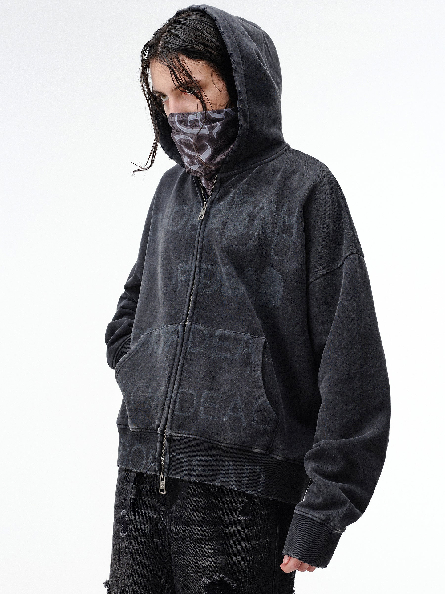 Drop Dead Stacked Hoodie Ecom -- Man