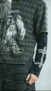 Darkmoon Layered Plaid Shirt