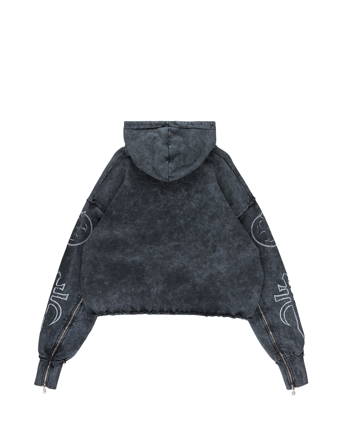 Diablo Cropped Hoodie