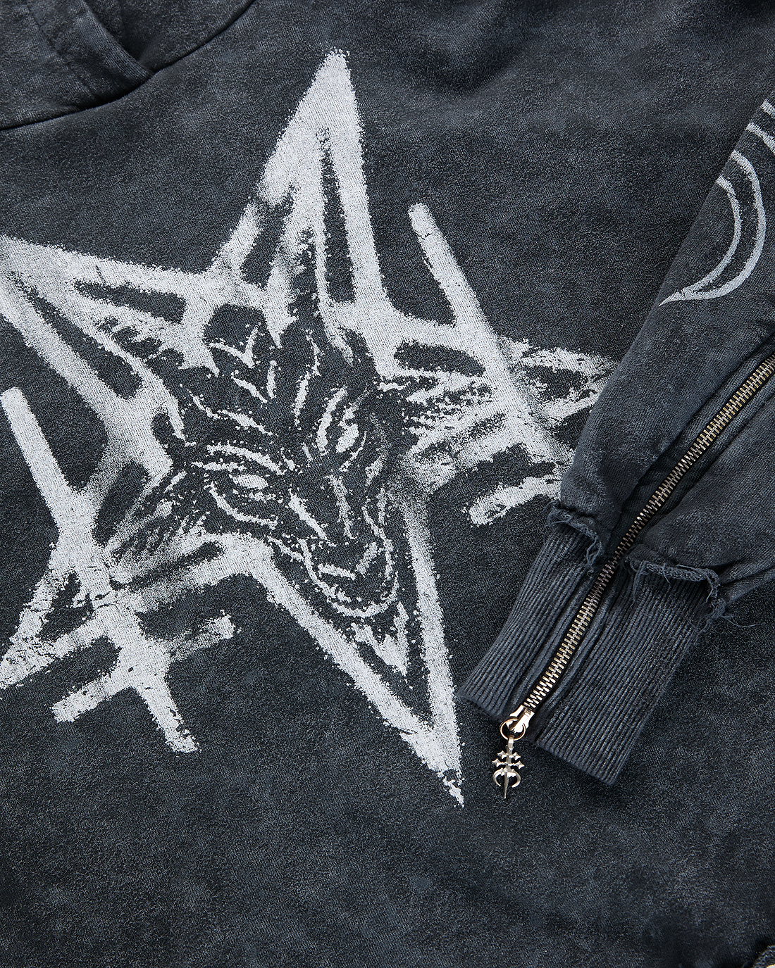 Diablo Cropped Hoodie