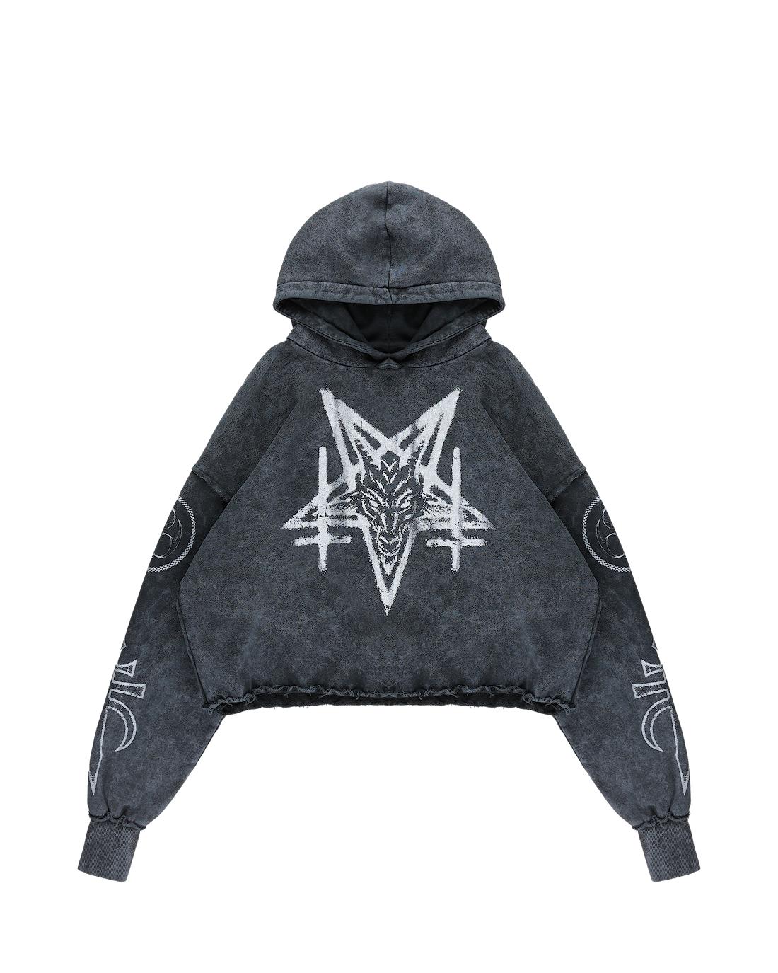 Diablo Cropped Hoodie
