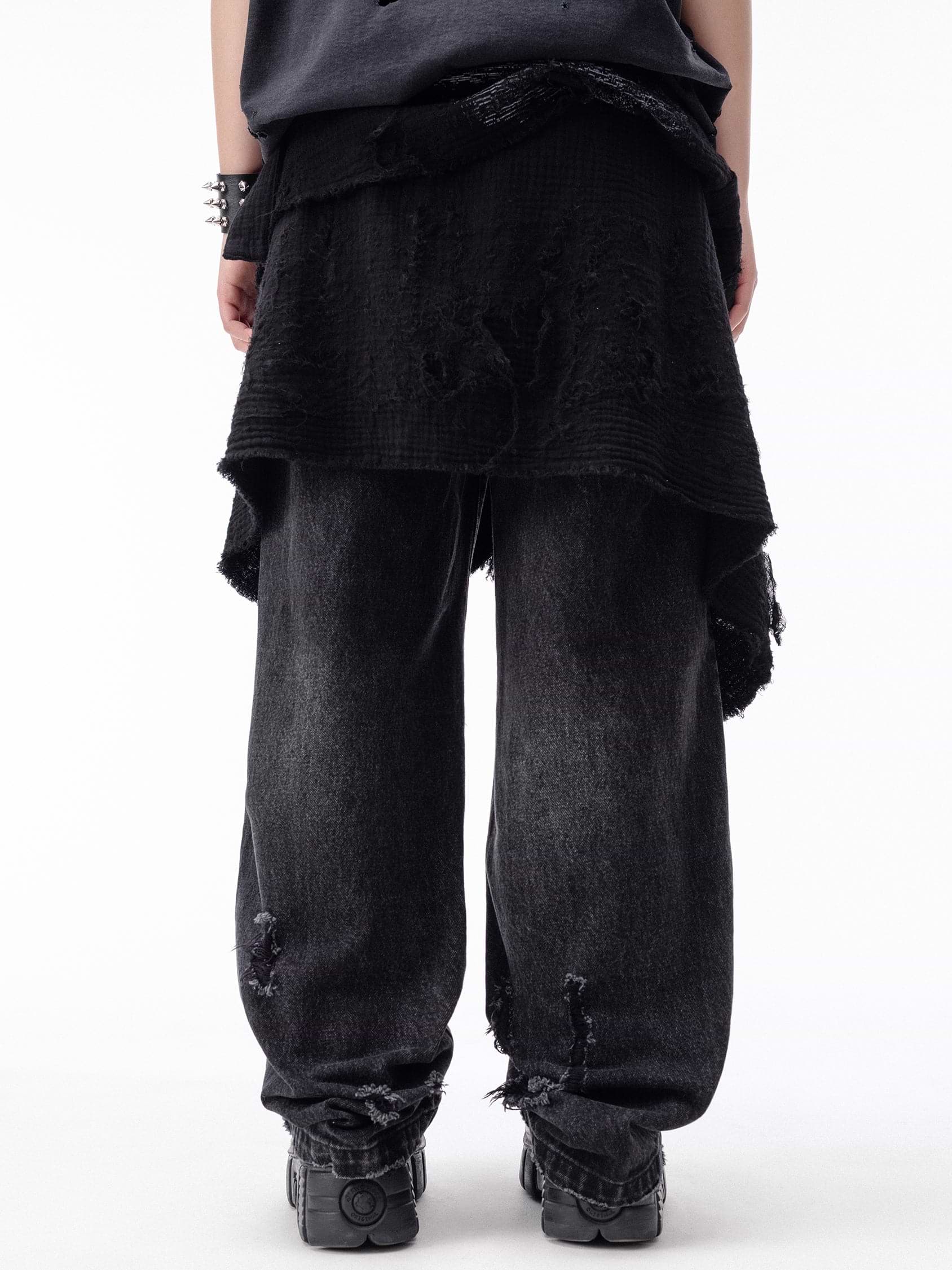 C0D3D Wrap Skirt – DROP DEAD CLOTHING