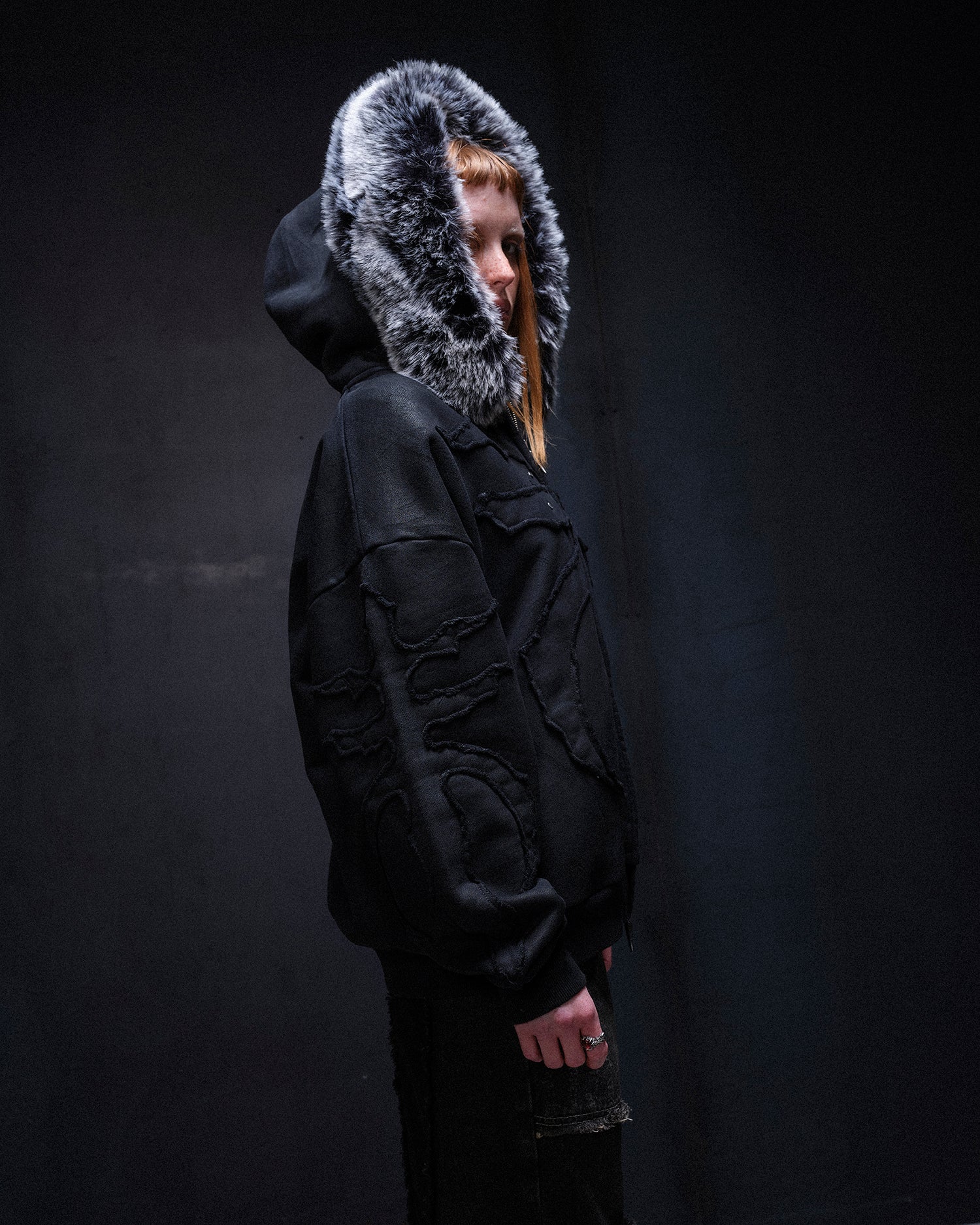 Ryuk Fur Hoodie