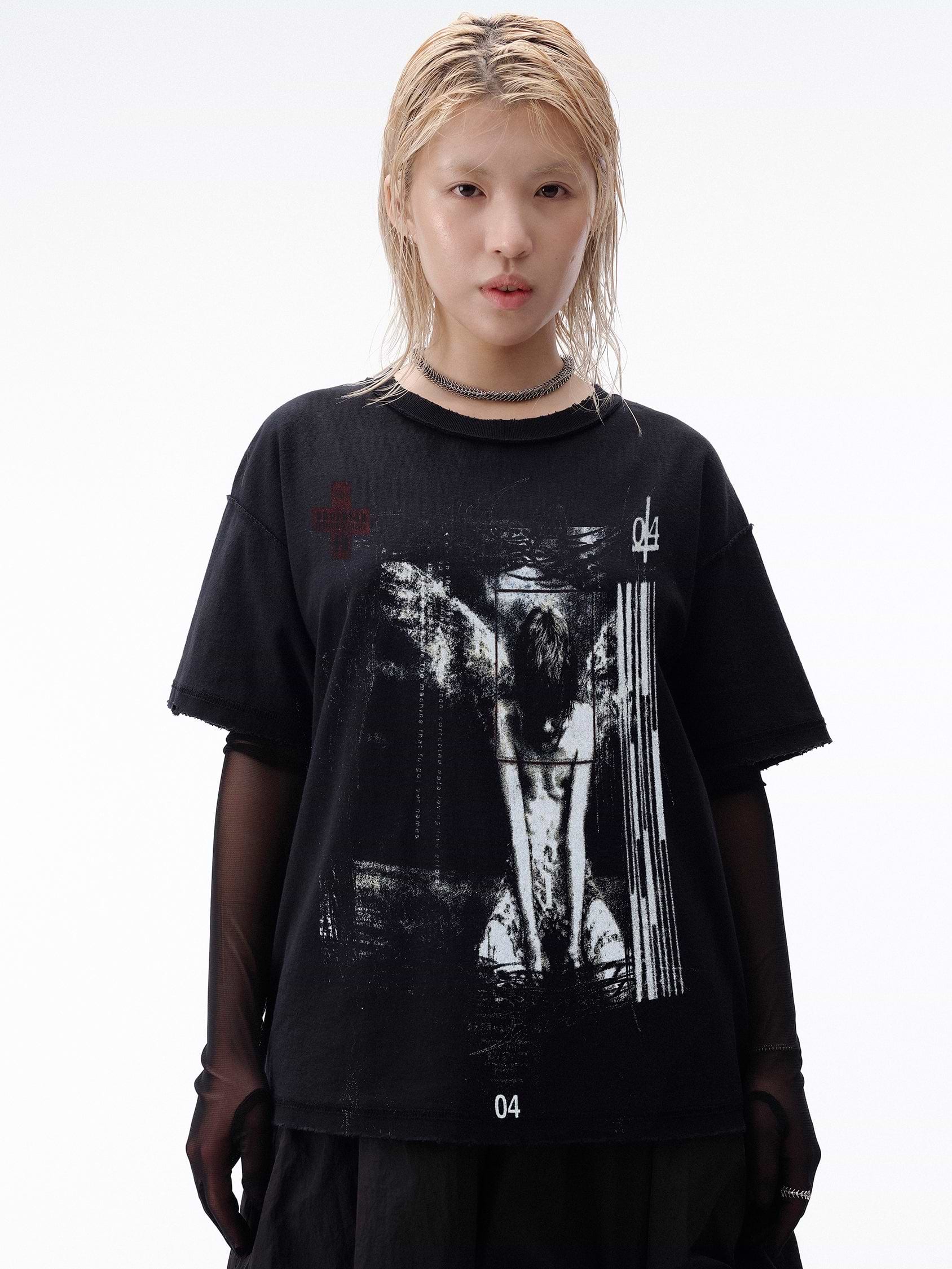 Institute Boxy T-shirt – DROP DEAD CLOTHING