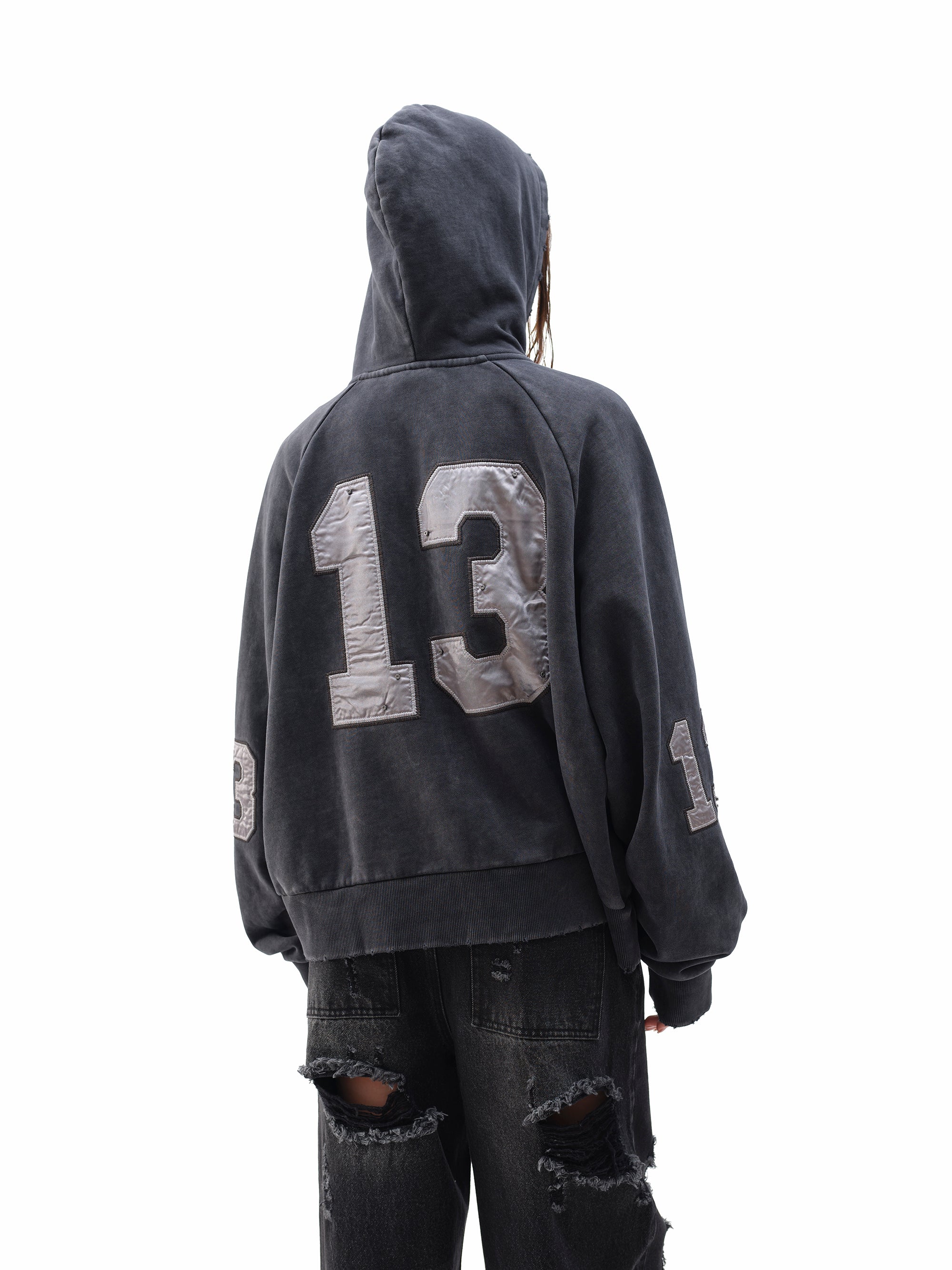 Lucky Zip-Up Hoodie – DROP DEAD CLOTHING