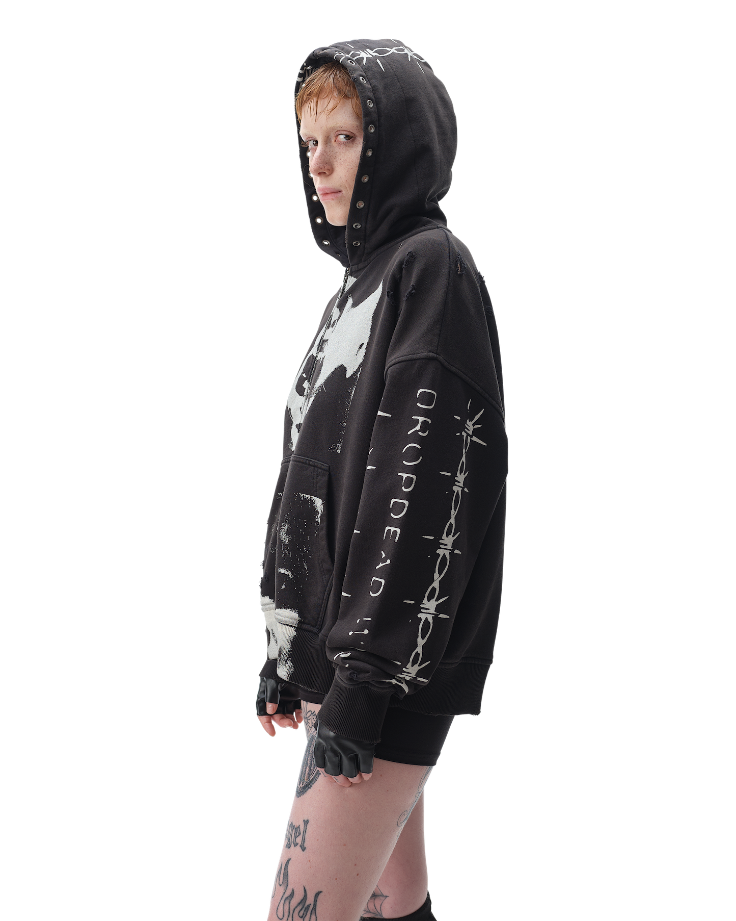 Obscure Zip-Up Hoodie – DROP DEAD CLOTHING Obscure Zip-Up Hoodie – DROP DEAD CLOTHING