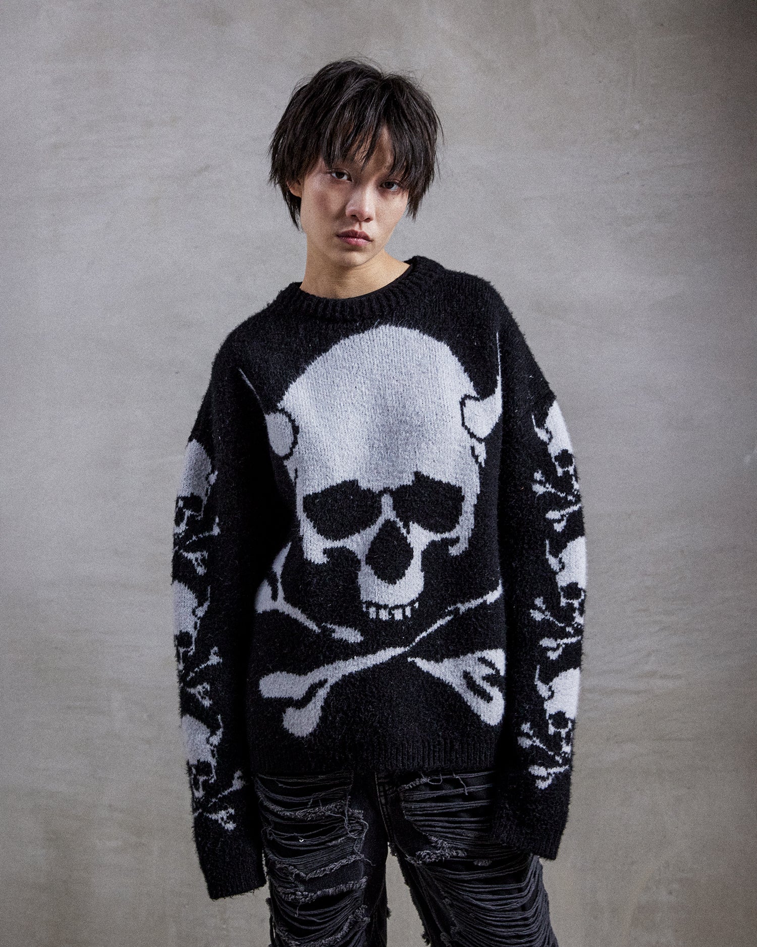 X'd Out Boxy Knit
