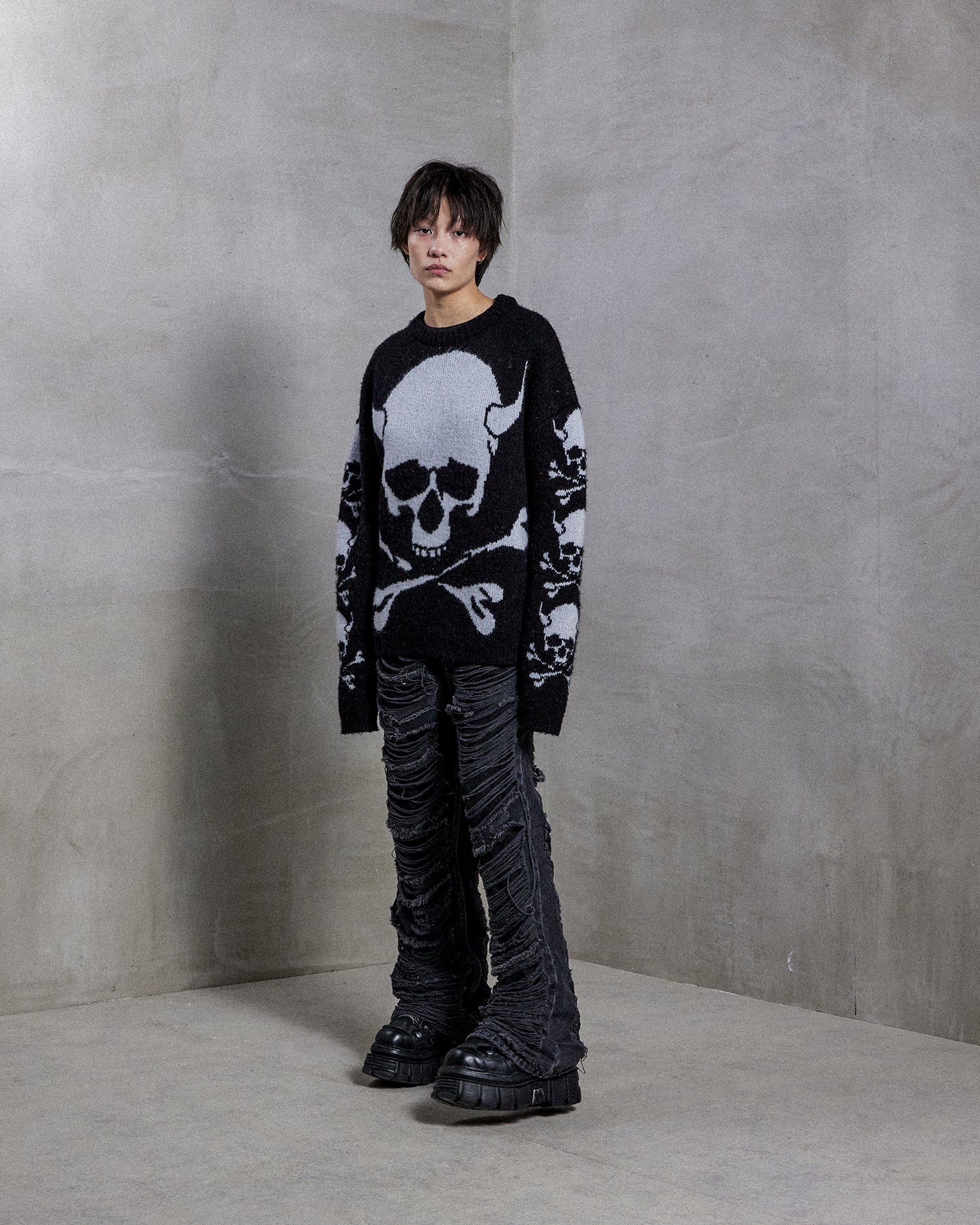 X'd Out Boxy Knit