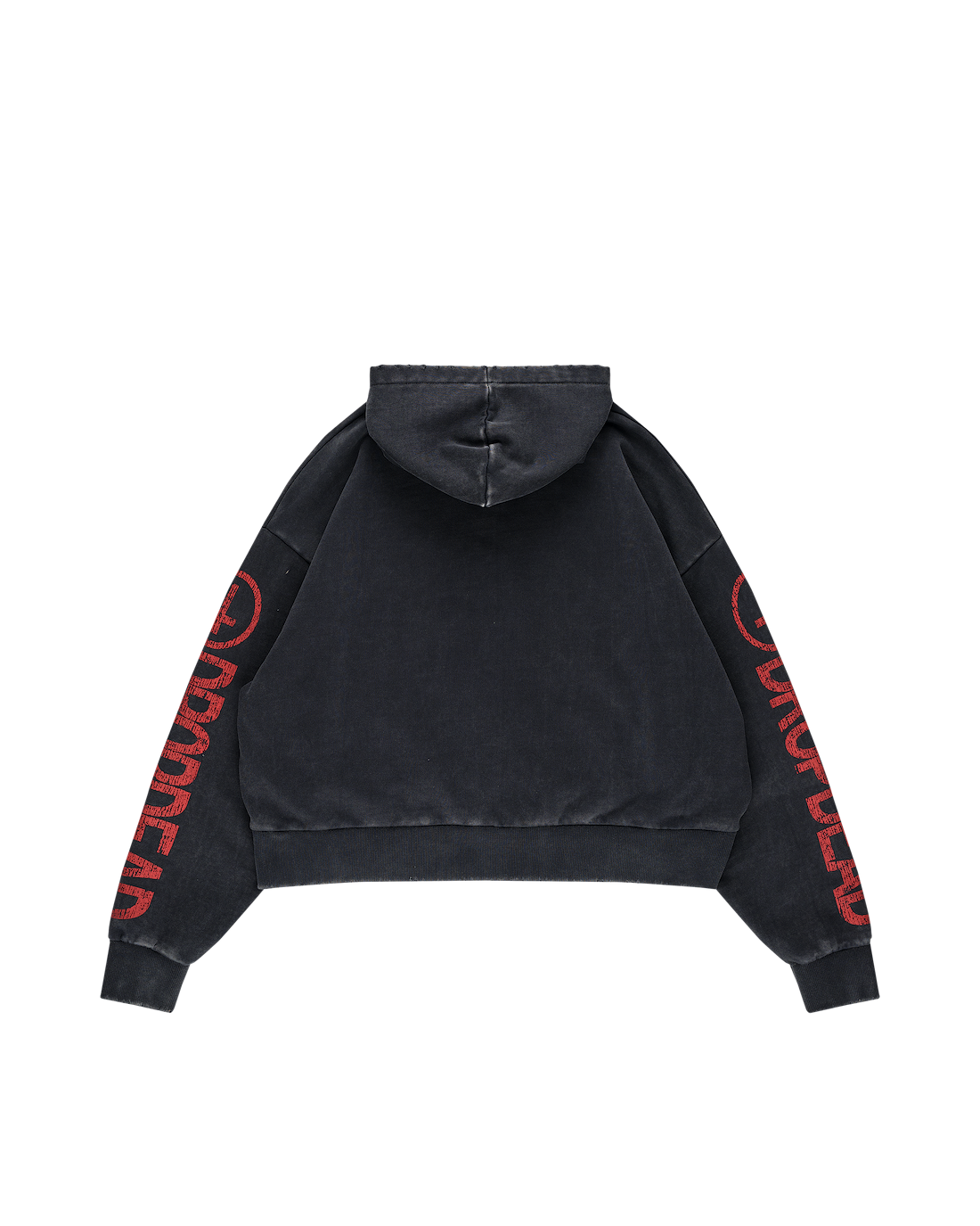 Coma Black Boxy Hoodie