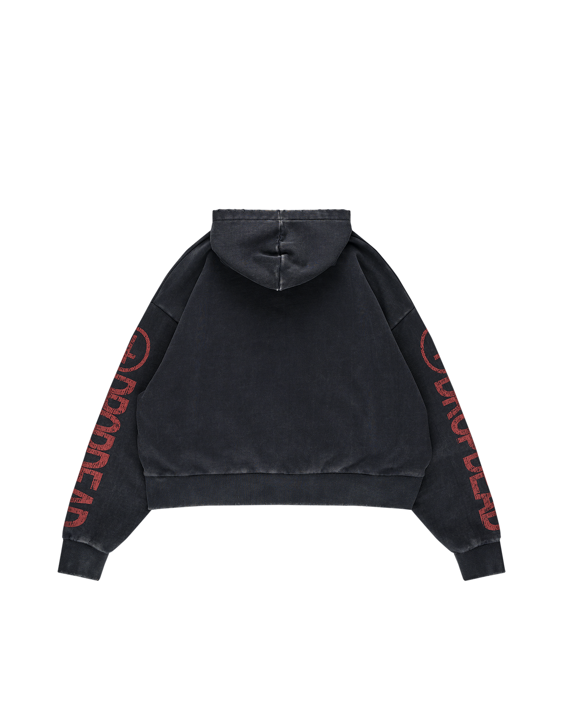 Coma Black Boxy Hoodie
