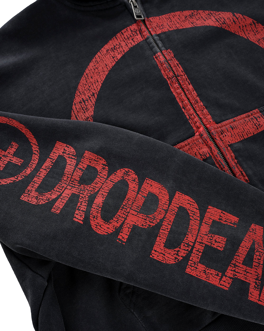 Coma Black Boxy Hoodie