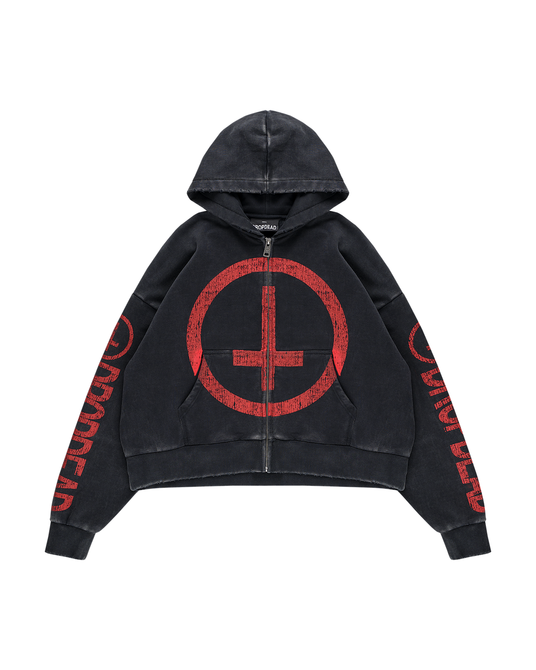 Coma Black Boxy Hoodie