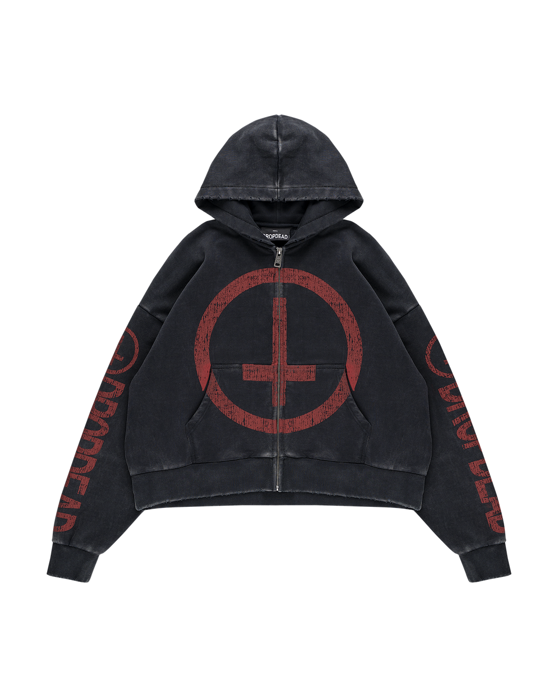 Coma Black Boxy Hoodie
