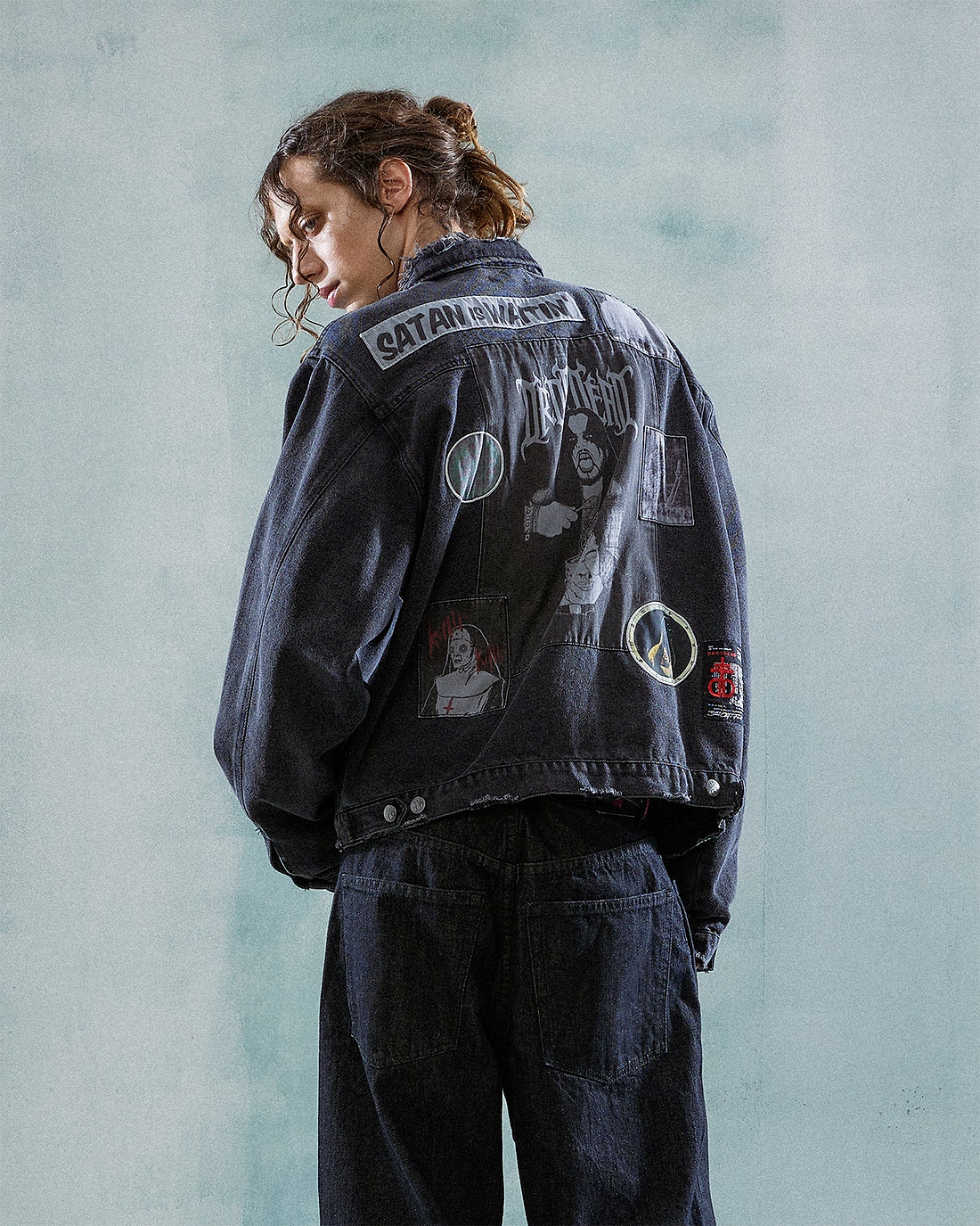 Satan Is Waitin' '11 Denim Jacket