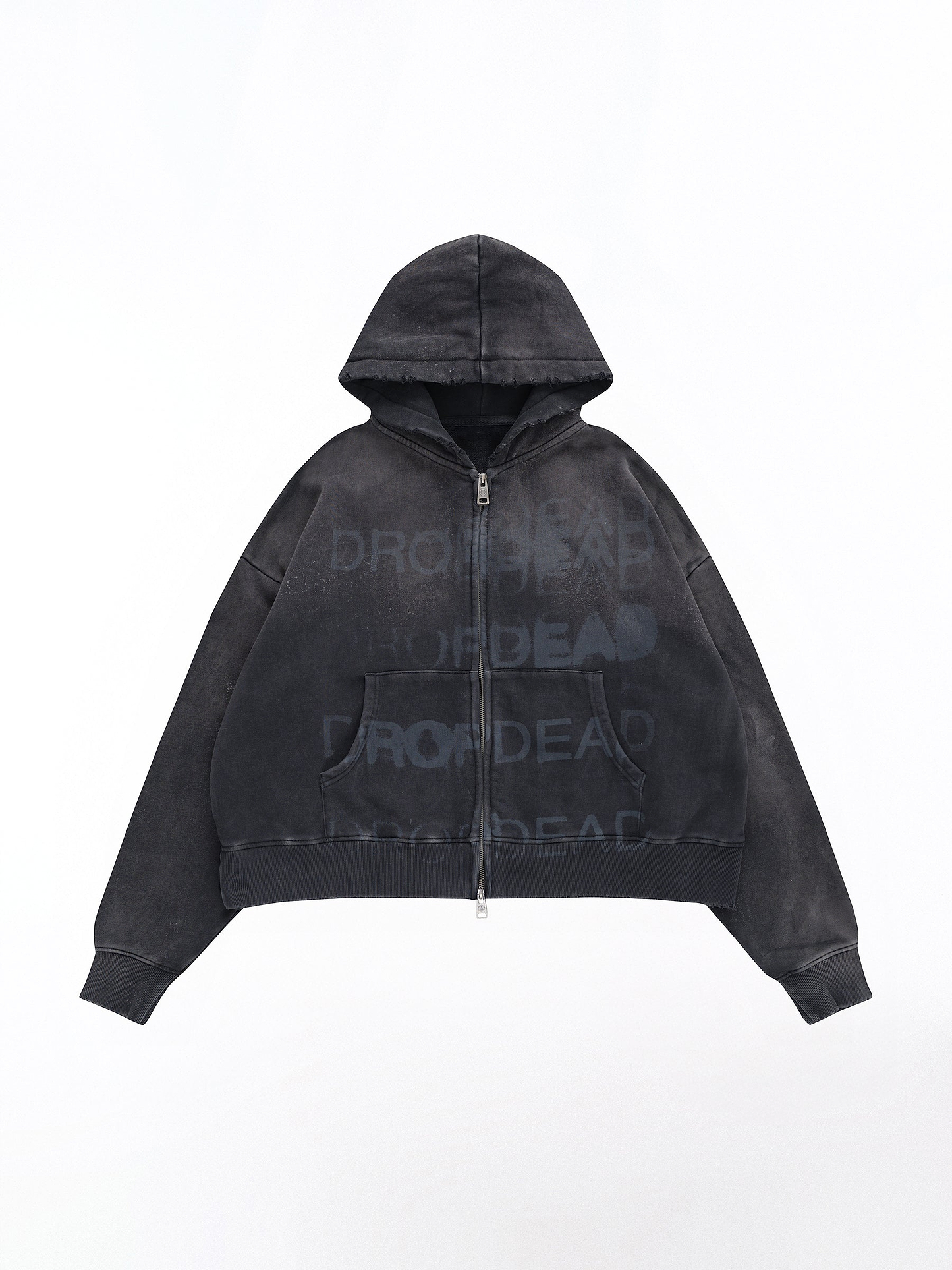 Stacked Zip-Up Hoodie