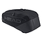 The HEAD Pro X 9 Racket Badminton Racket Bag L - Black features a large zippered compartment, side handle, and bold HEAD logo. Its sleek mix of fabric and hard-shell design makes it perfect for badminton and inspired by Novak Djokovic.
