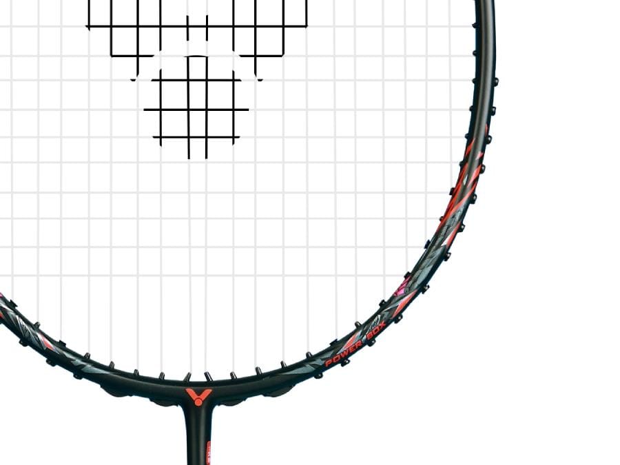 Victor Thruster Ryuga Metallic C 3U Badminton Racket - Black / Red