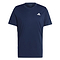 An ADIDAS Men's Club Badminton T-Shirt in navy, featuring a subtle white logo on the left chest.