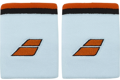 The Babolat Terry Jumbo Wristband in Illusion Blue delivers style and performance—featuring the iconic logo, these premium sweatbands are perfect for keeping you comfortable on the tennis court.