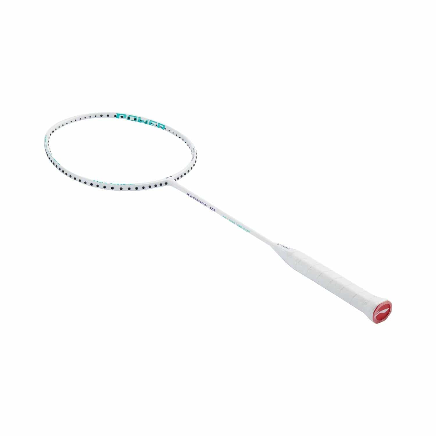 LI-NING AXFORCE 10 4U 白 Li-Ning Axforce 10 4U Badminton Racket - Pearl White (Strung