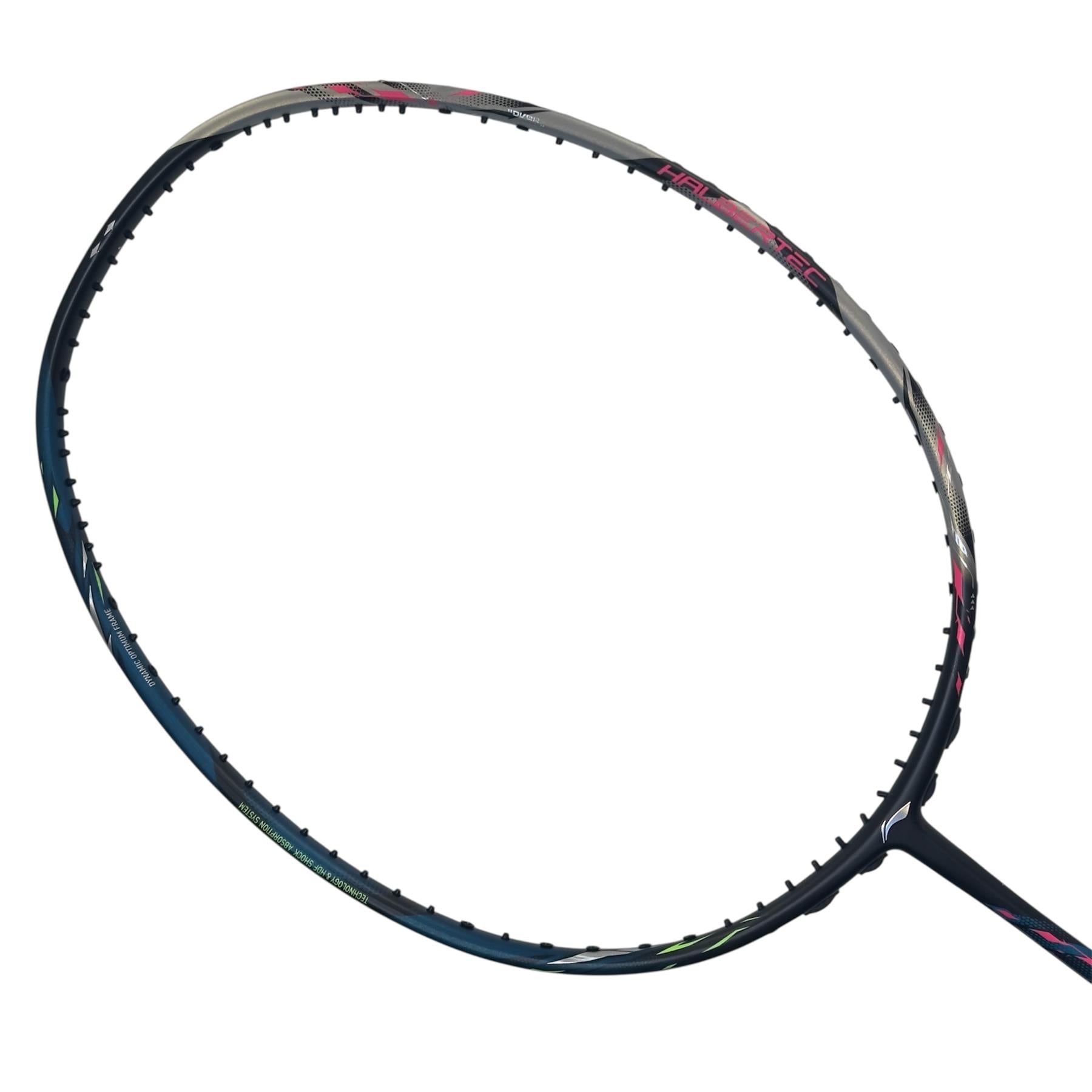 ラケット LI-NING HAUBERTEC 9000 4ug5 Li-Ning Halbertec 9000 Power Badminton Racket - Black / Silver