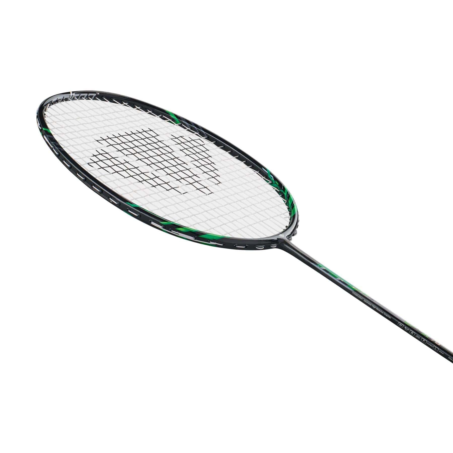 Carlton GP-X 78 5U Badminton Racket - Black / Green — Badminton HQ
