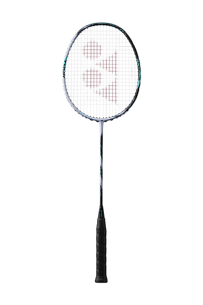 The Yonex Astrox 88S Tour 3U Gen 3 2024 Badminton Racket is ideal for aggressive players, showcasing a sleek black grip and a vibrant white and red stringed head. Crafted for doubles play, its stylish frame seamlessly combines silver and black hues with an eye-catching center design.