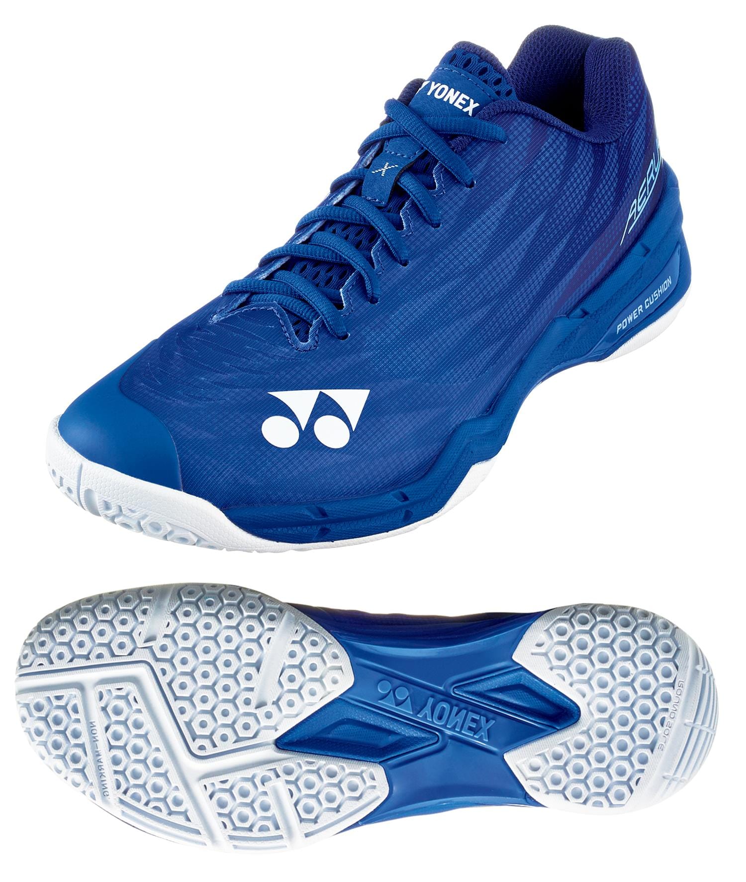 Yonex Power Cushion Aerus X2 Unisex Badminton Shoes - Navy Blue